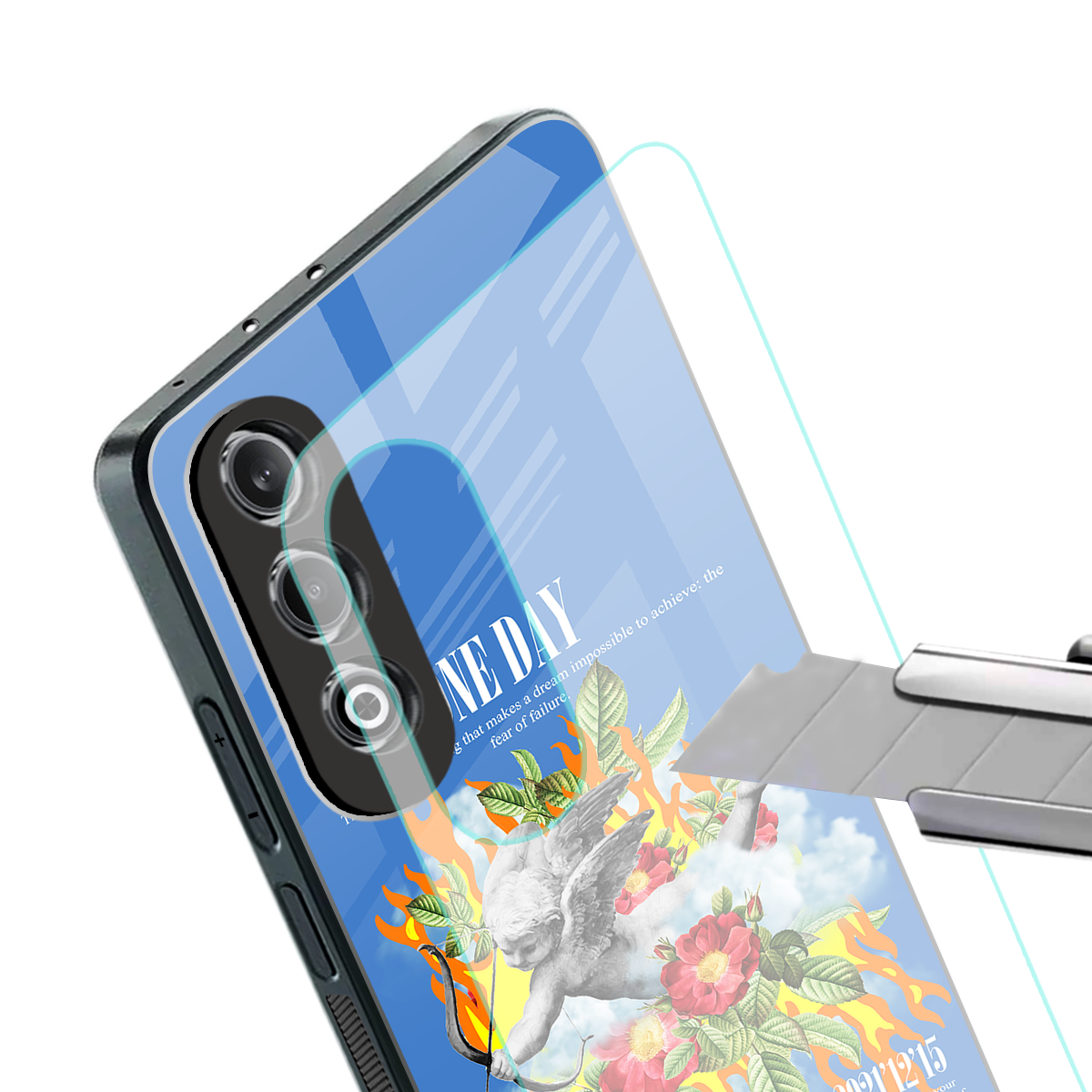one day back phone cover | glass case for oneplus nord ce 4