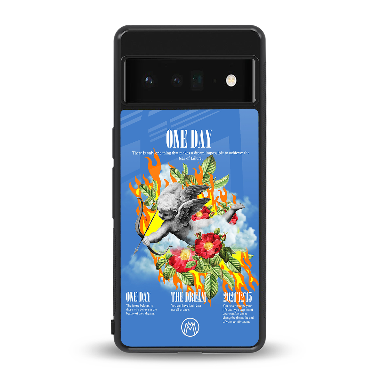 one day back phone cover | glass case for google pixel 6 pro