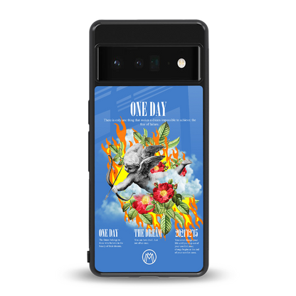 one day back phone cover | glass case for google pixel 6 pro