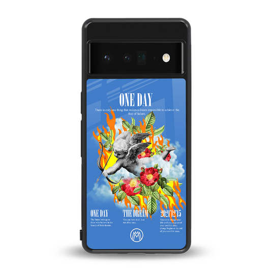 one day back phone cover | glass case for google pixel 6 pro