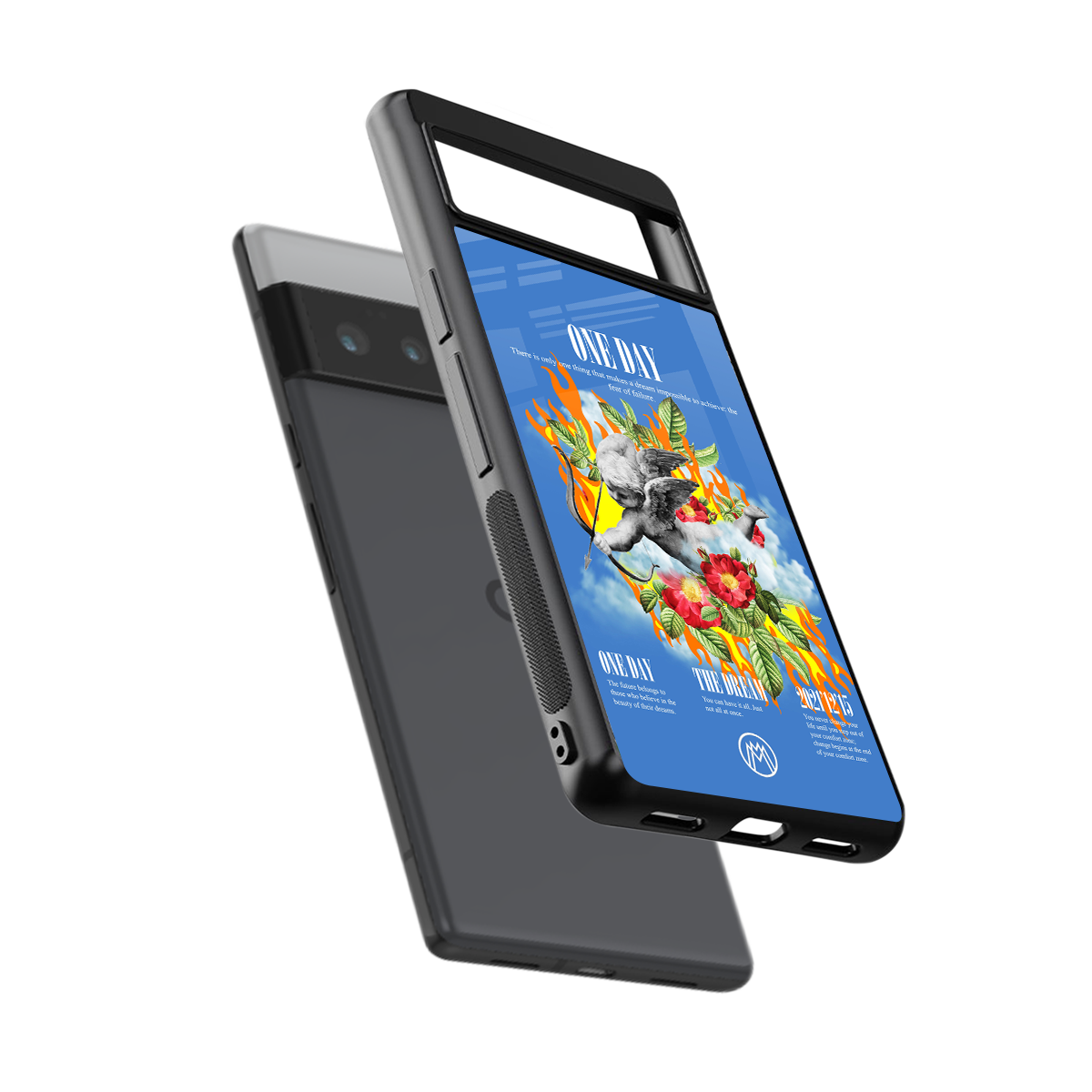 one day back phone cover | glass case for google pixel 6 pro