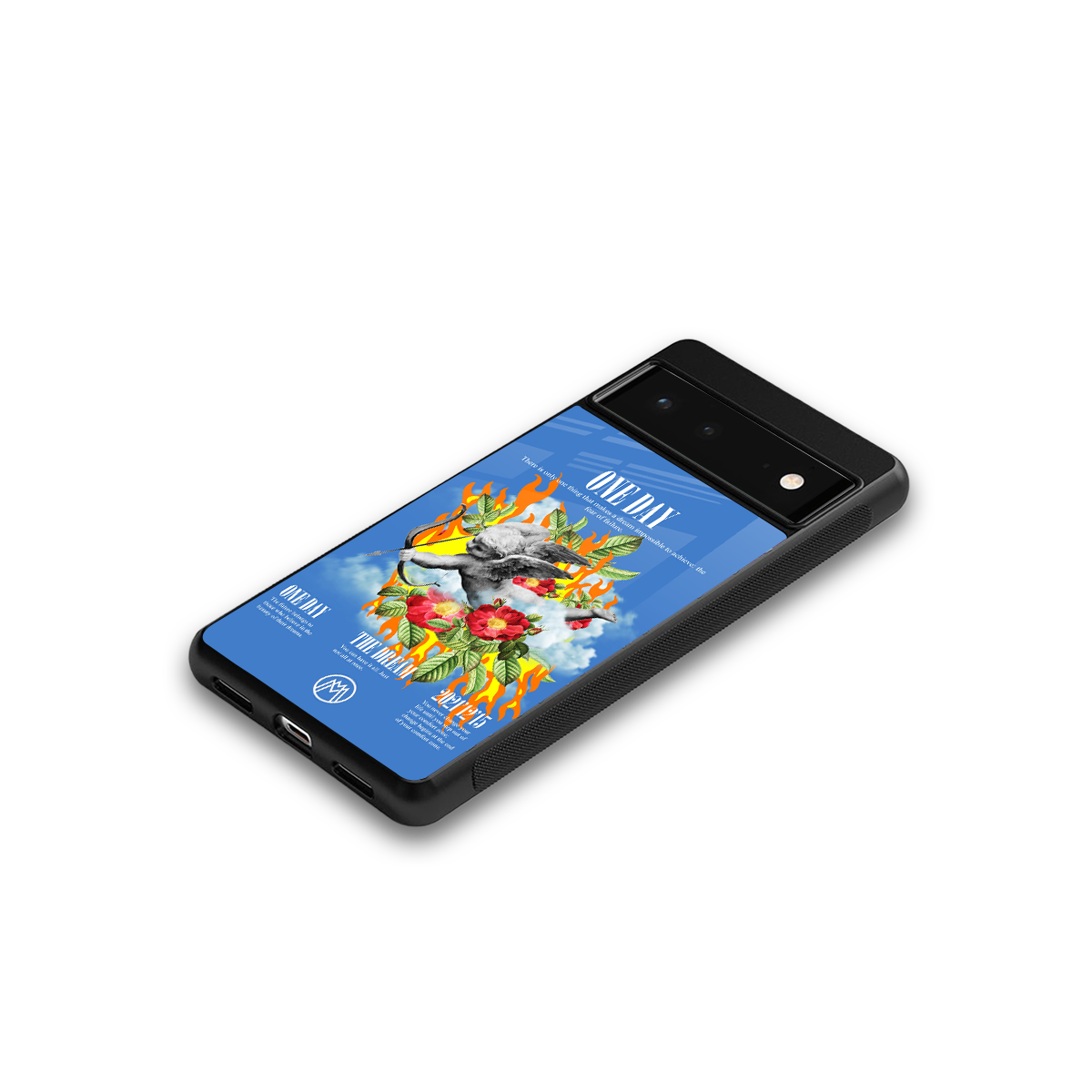 one day back phone cover | glass case for google pixel 6