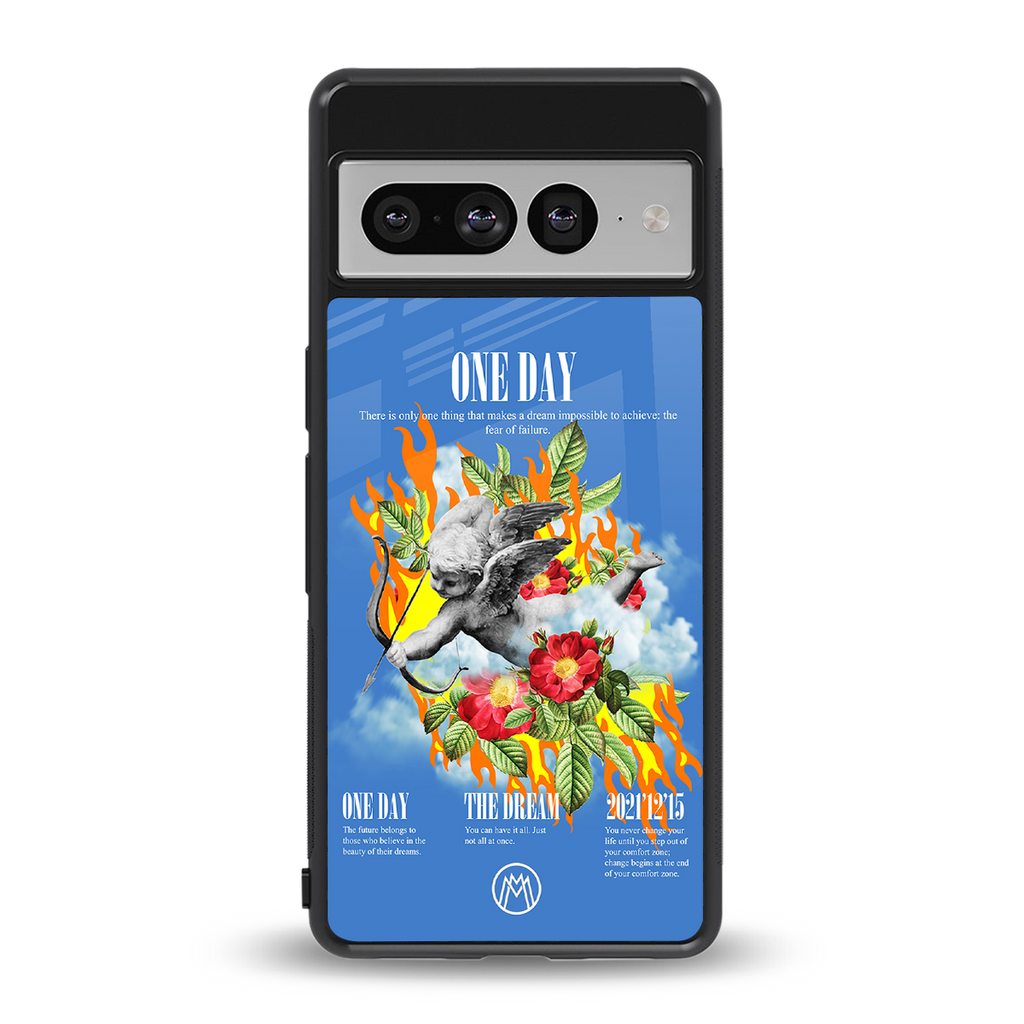 one day back phone cover | glass case for google pixel 7 pro