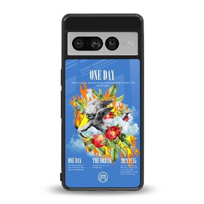 one day back phone cover | glass case for google pixel 7 pro