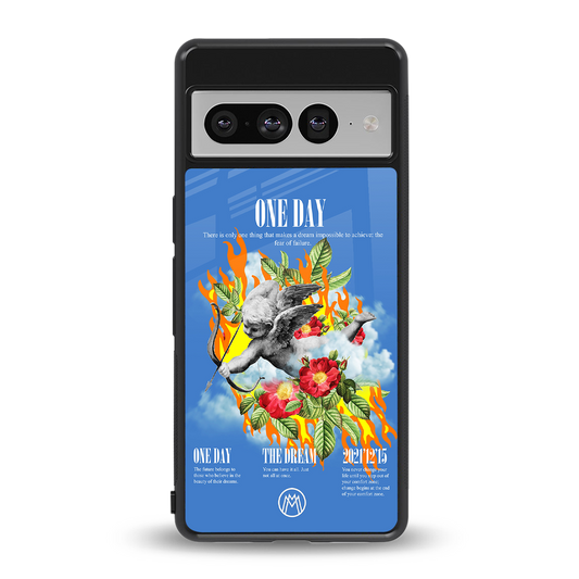 one day back phone cover | glass case for google pixel 7 pro