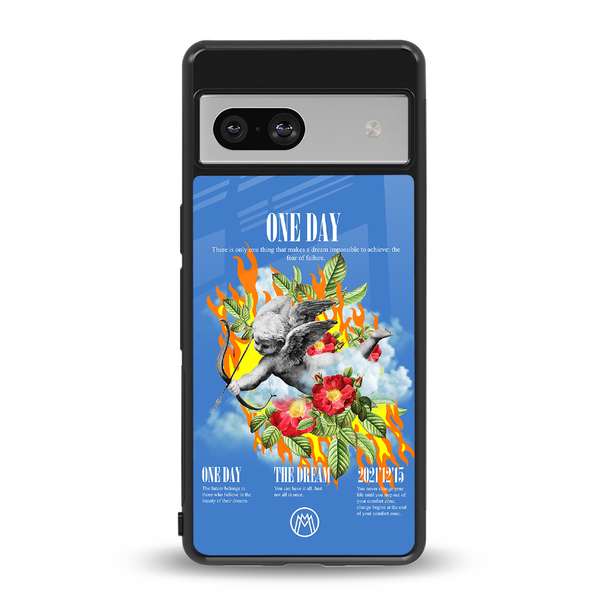 one day back phone cover | glass case for Google Pixel 7