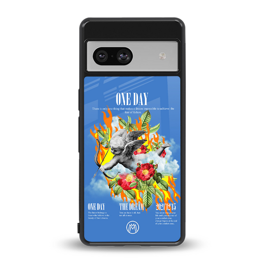 one day back phone cover | glass case for Google Pixel 7A