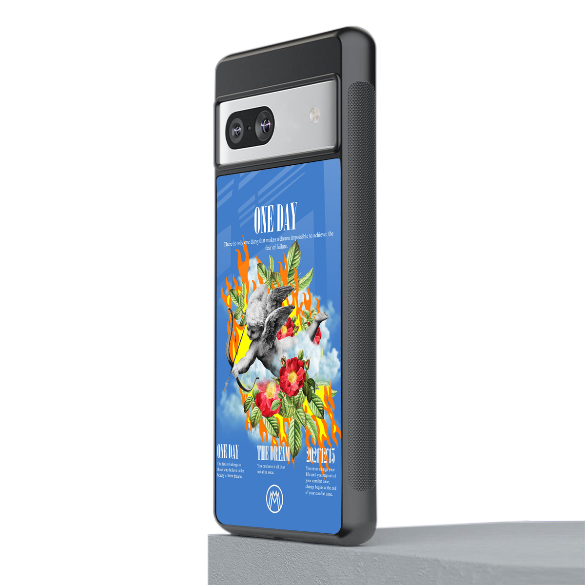 one day back phone cover | glass case for Google Pixel 7