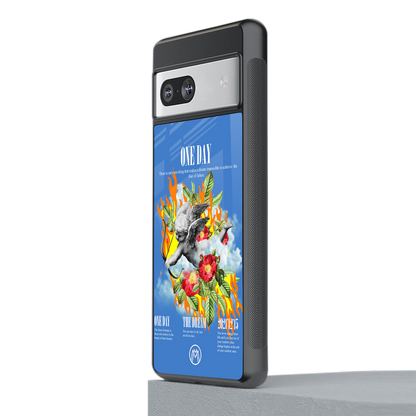 one day back phone cover | glass case for Google Pixel 7A