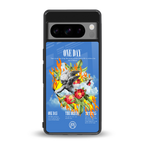 one day back phone cover | glass case for google pixel 8 pro
