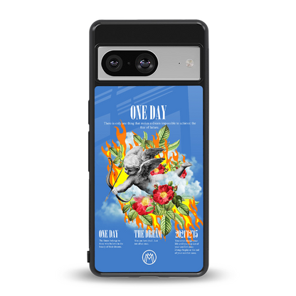 one day back phone cover | glass case for Google Pixel 8