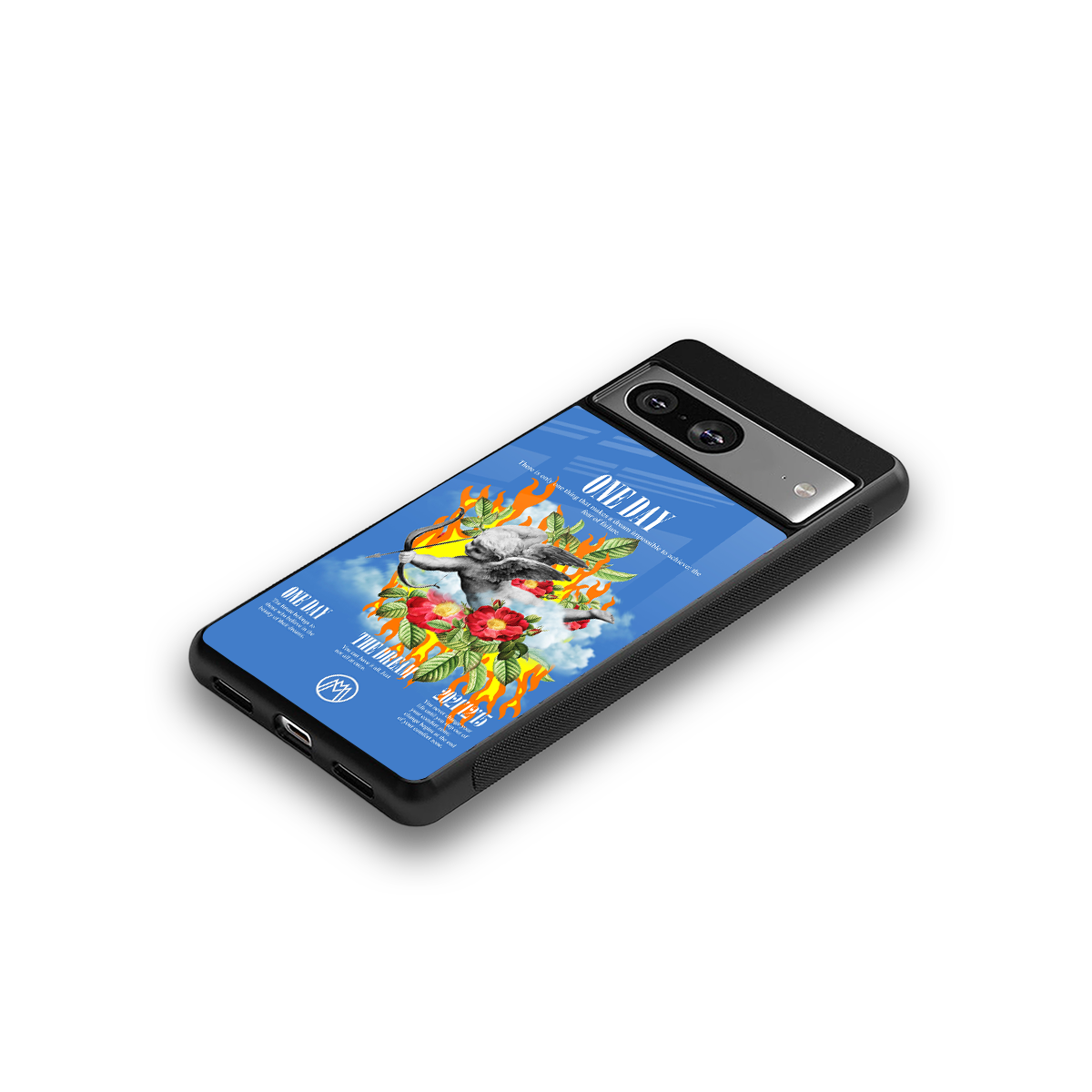 one day back phone cover | glass case for Google Pixel 8