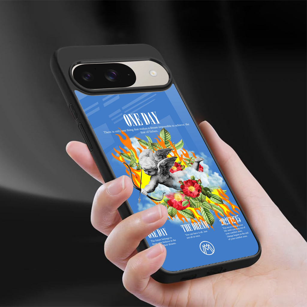 one day back phone cover | glass case for google pixel 9