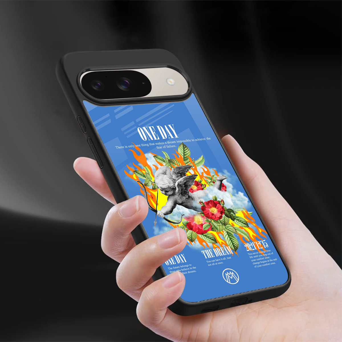 one day back phone cover | glass case for google pixel 9