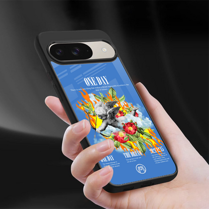 one day back phone cover | glass case for google pixel 9