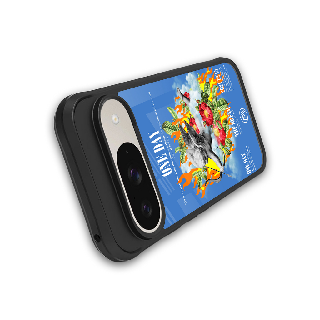 one day back phone cover | glass case for google pixel 9