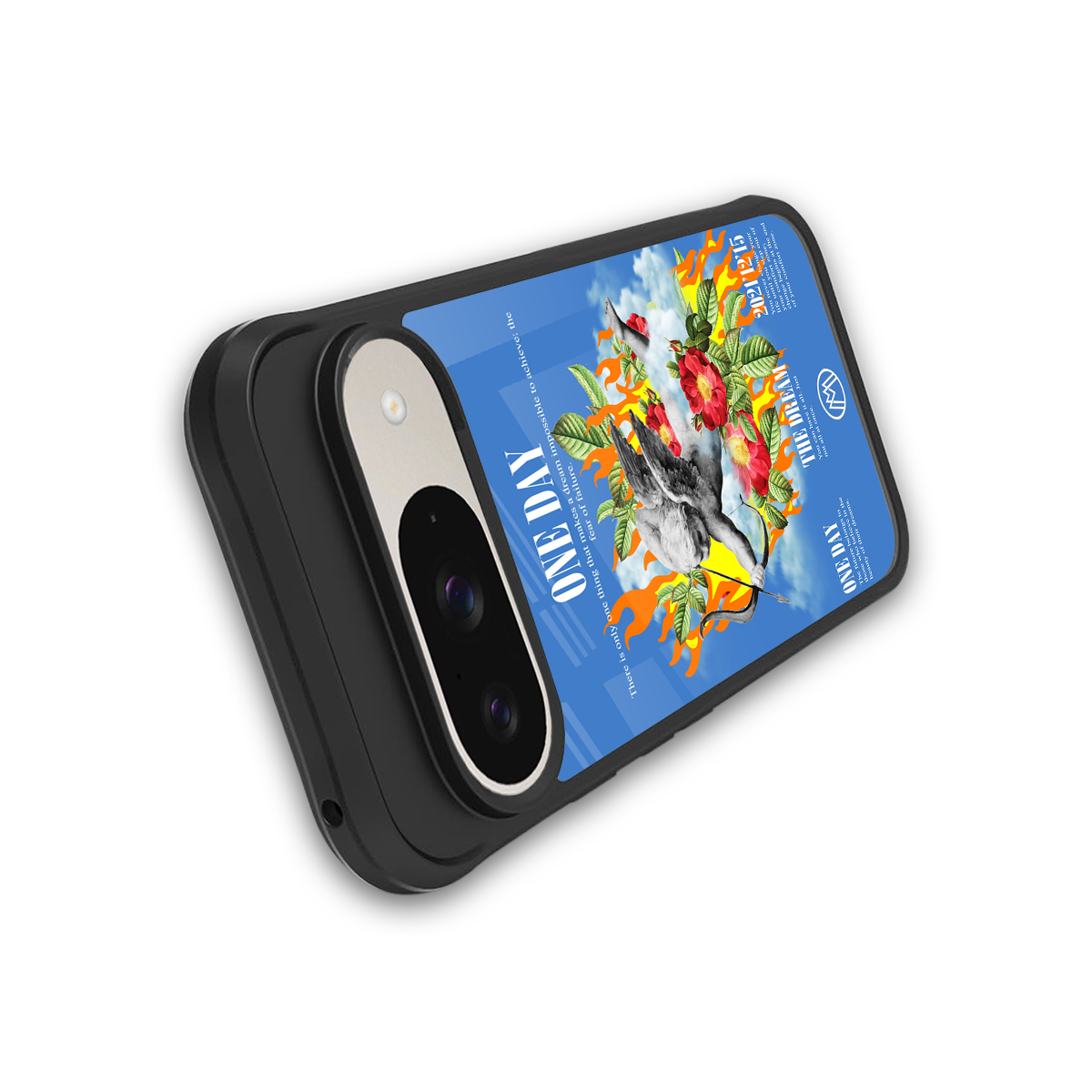 one day back phone cover | glass case for google pixel 9