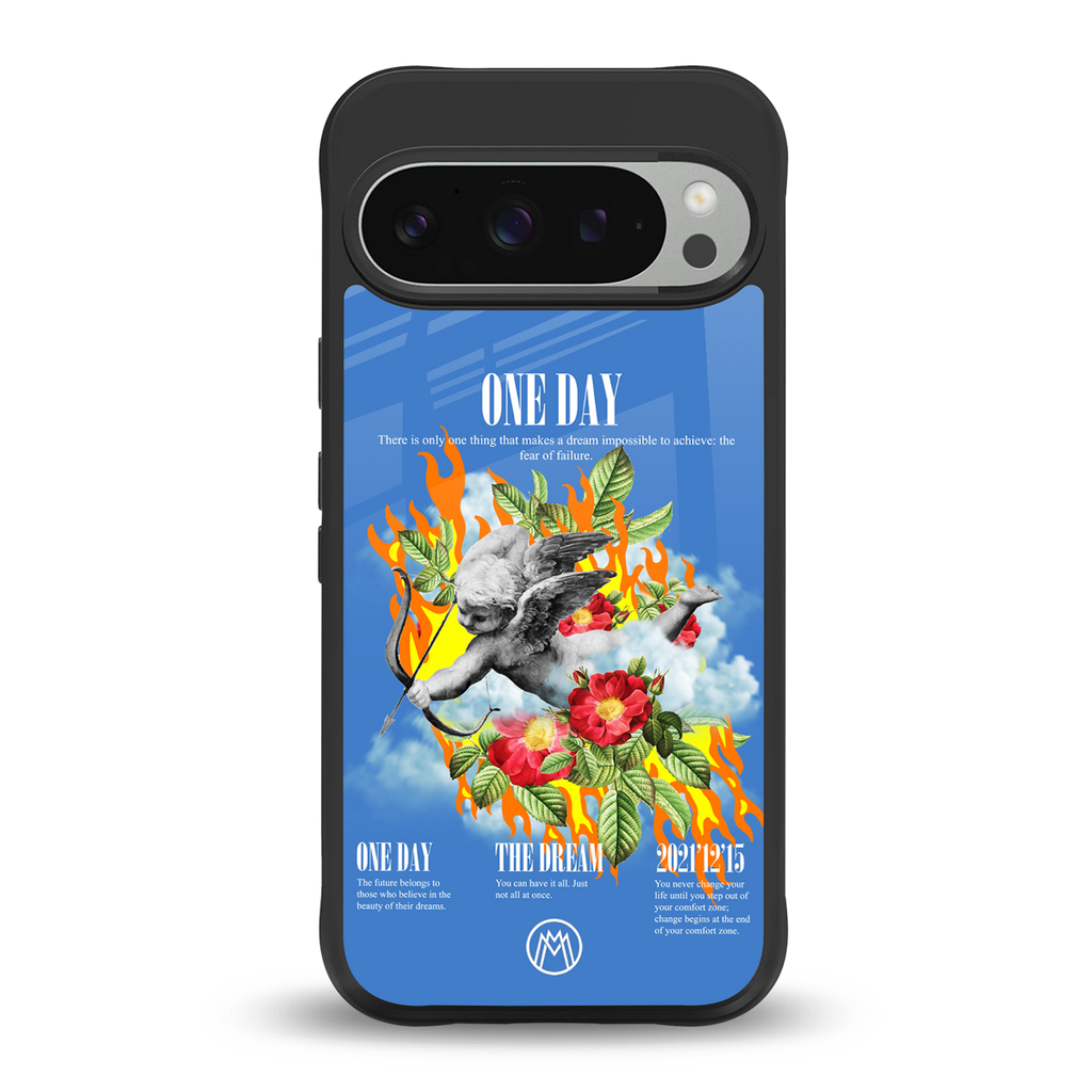 one day back phone cover | glass case for google pixel 9 pro