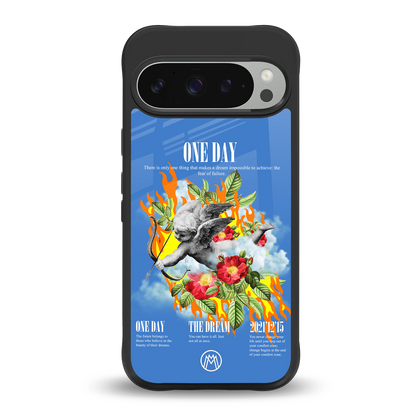 one day back phone cover | glass case for google pixel 9 pro