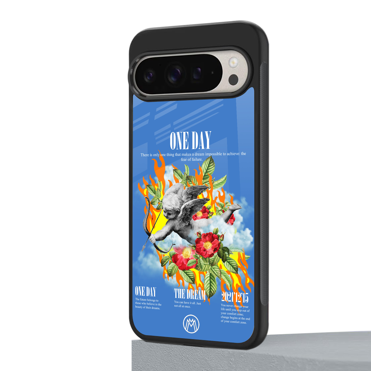 one day back phone cover | glass case for google pixel 9 pro