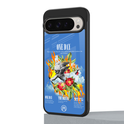one day back phone cover | glass case for google pixel 9 pro