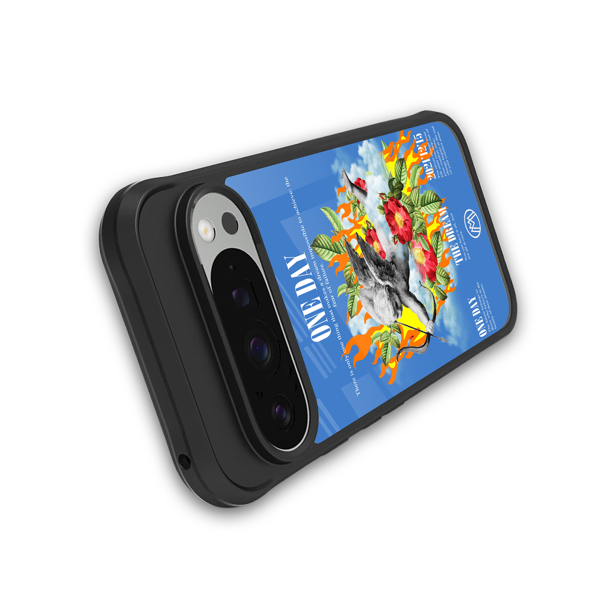 one day back phone cover | glass case for google pixel 9 pro xl