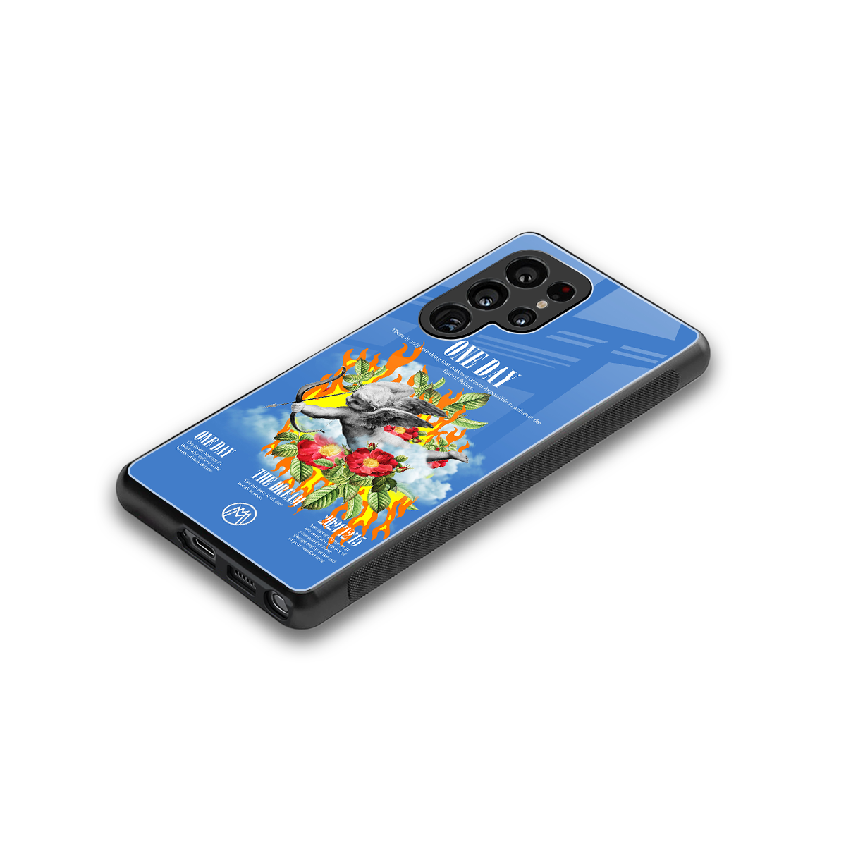 one day back phone cover | glass case for samsung galaxy s25 ultra