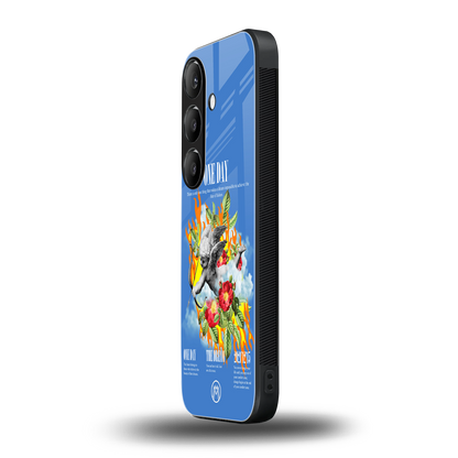 one day back phone cover | glass case for samsung galaxy s24 plus