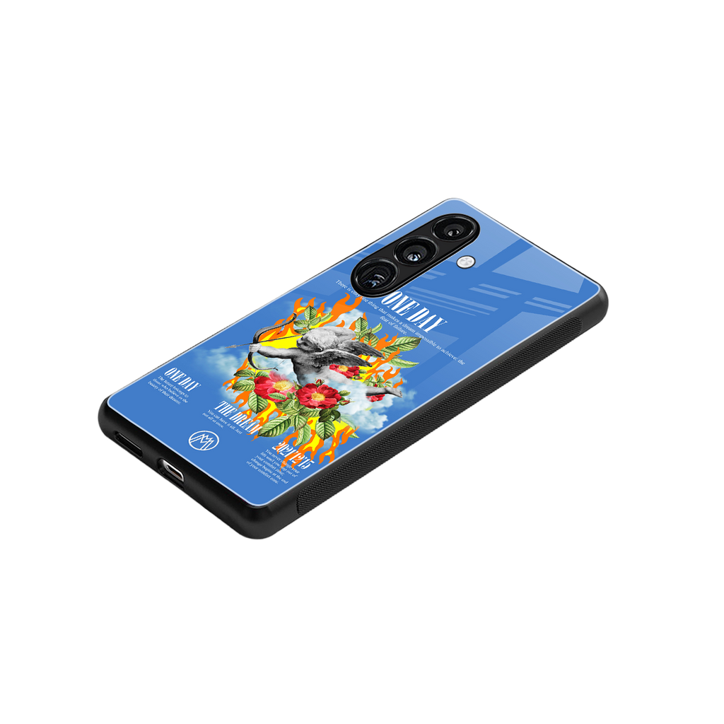 one day back phone cover | glass case for samsung galaxy s23 plus