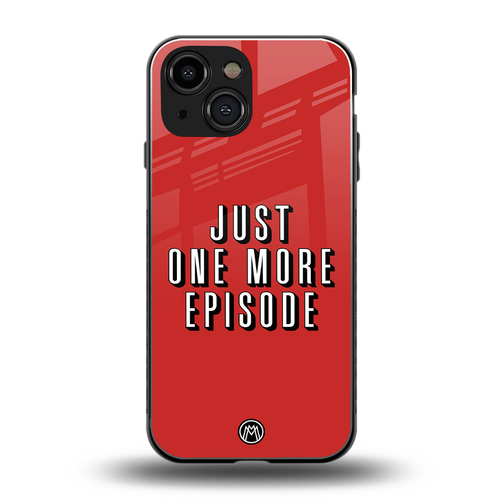 one more episode netflix back phone cover | glass case for iphone 13 mini