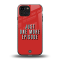 one more episode netflix back phone cover | glass case for iphone 13 mini