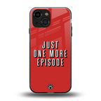 one more episode netflix back phone cover | glass case for iphone 13 mini