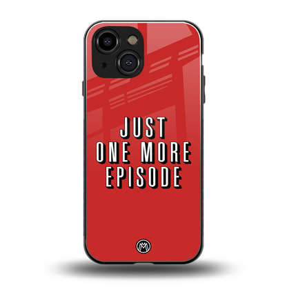 one more episode netflix back phone cover | glass case for iphone 13 mini
