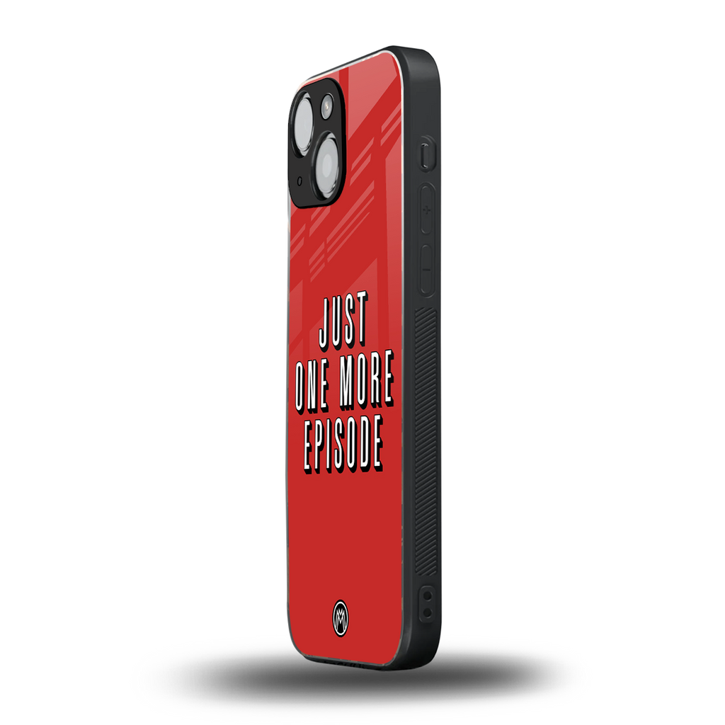 one more episode netflix back phone cover | glass case for iphone 13 mini