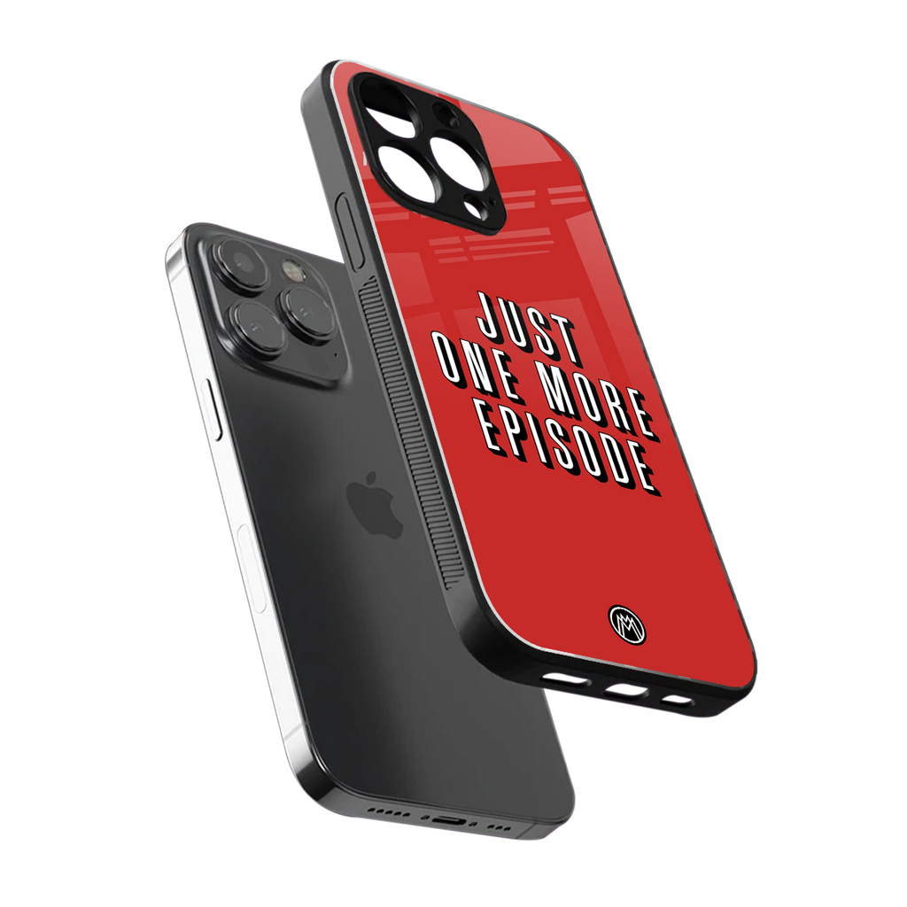 one more episode netflix back phone cover | glass case for iphone 13 pro max