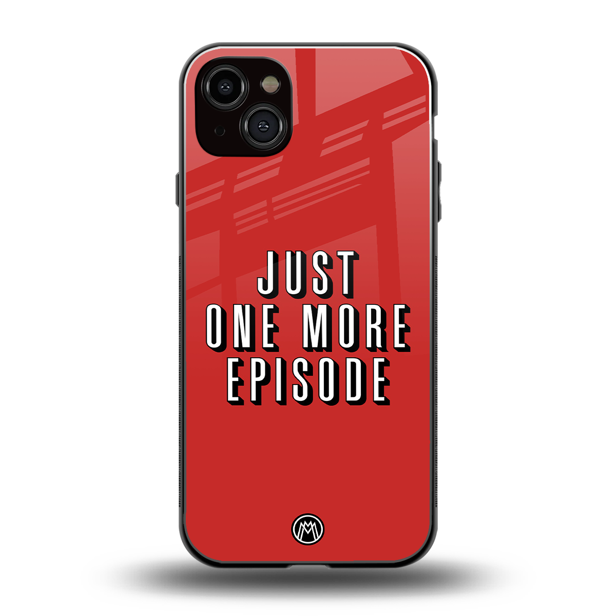 one more episode netflix back phone cover | glass case for iphone 15 plus
