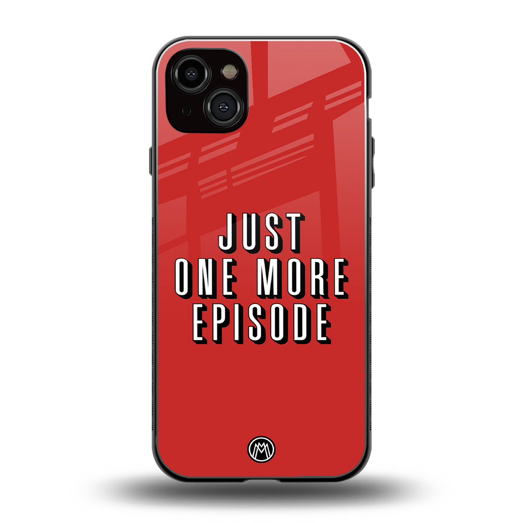 one more episode netflix back phone cover | glass case for iphone 14 plus
