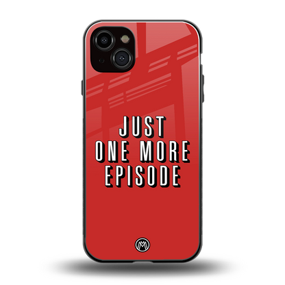 one more episode netflix back phone cover | glass case for iphone 14 plus