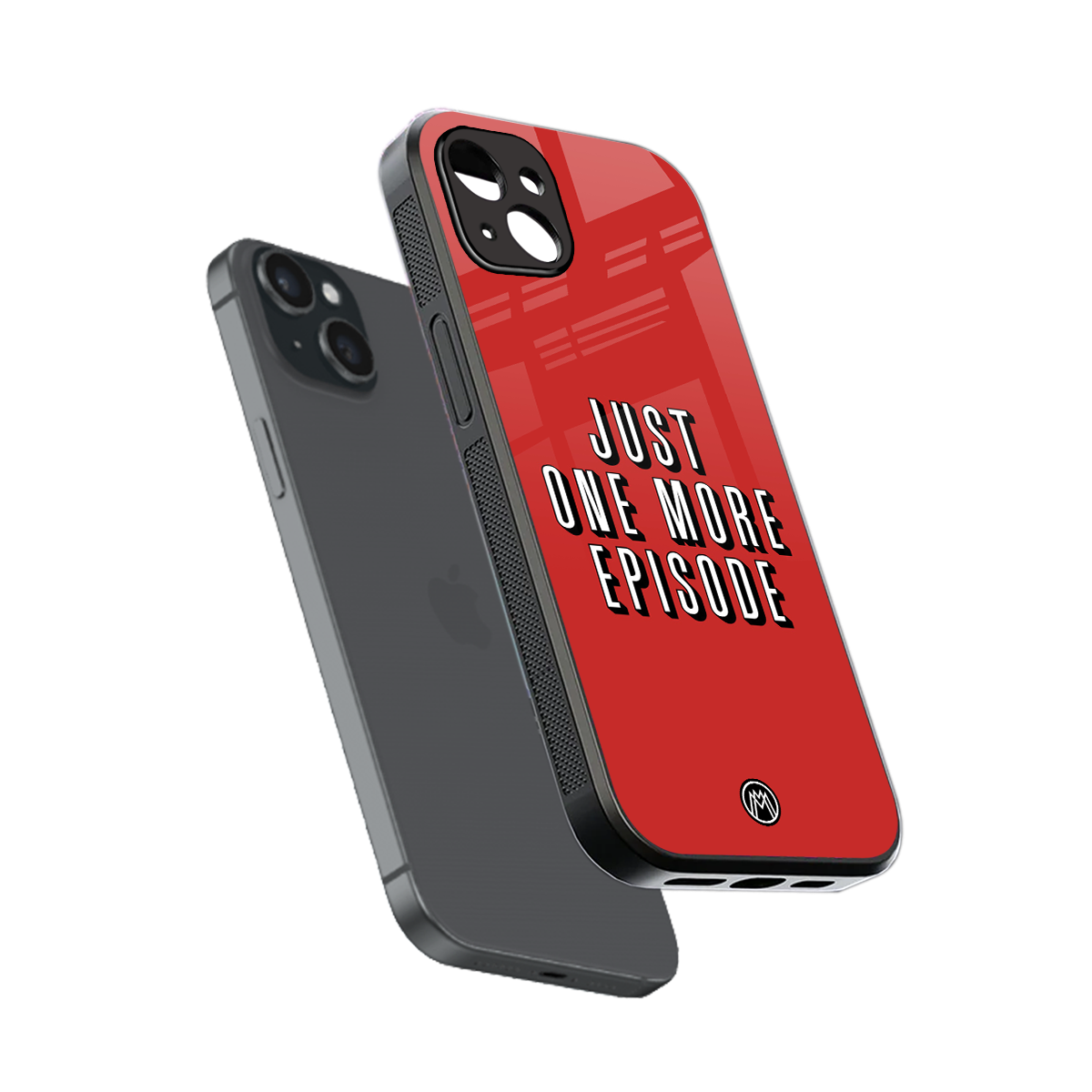 one more episode netflix back phone cover | glass case for iphone 15 plus
