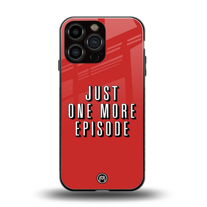 one more episode netflix back phone cover | glass case for iphone 14 pro max