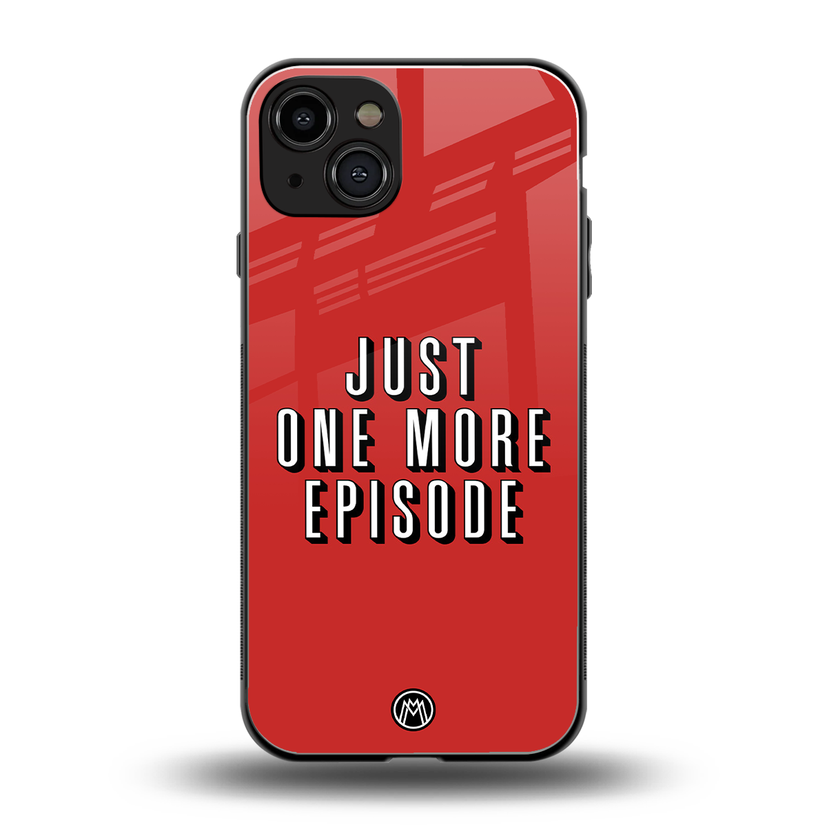 one more episode netflix back phone cover | glass case for iphone 15