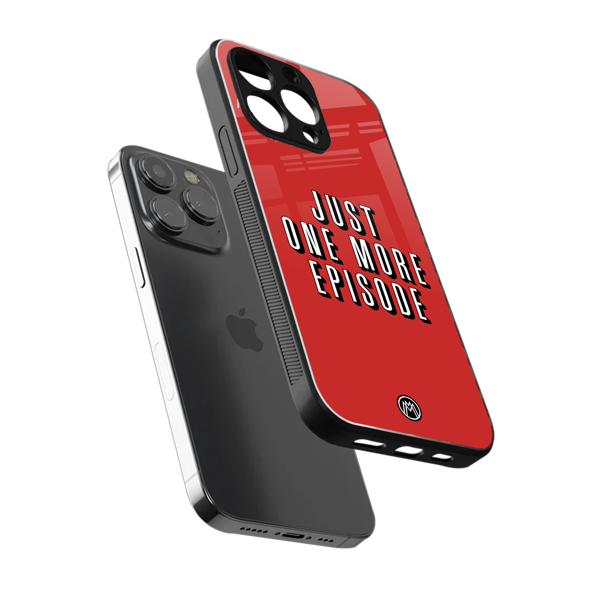 one more episode netflix back phone cover | glass case for iphone 16 pro max