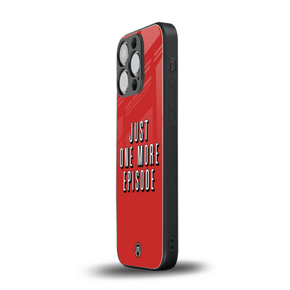 one more episode netflix back phone cover | glass case for iphone 16 pro