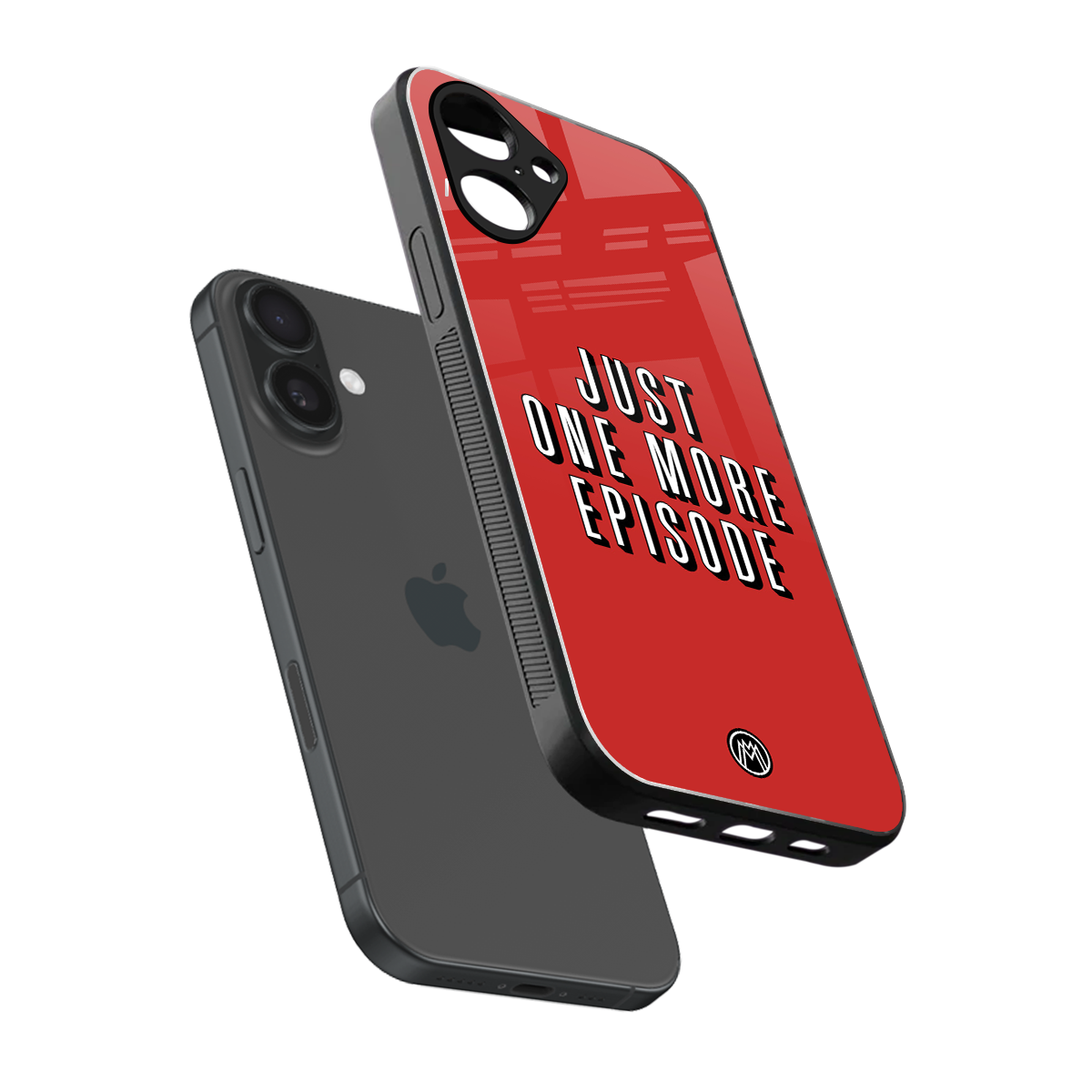 one more episode netflix back phone cover | glass case for iphone 16