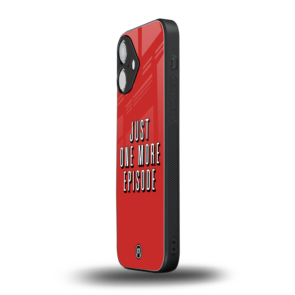 one more episode netflix back phone cover | glass case for iphone 16