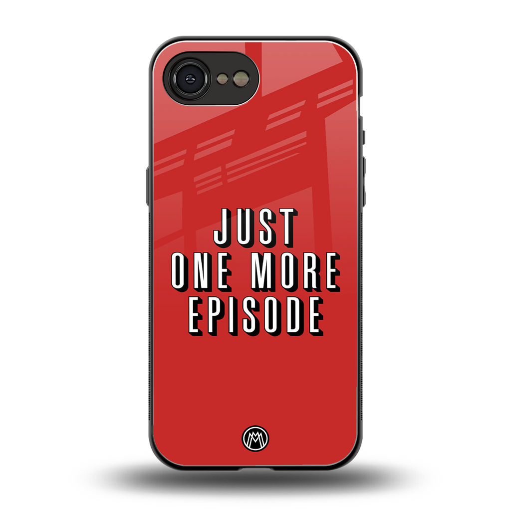 one more episode netflix back phone cover | glass case for iphone 16e