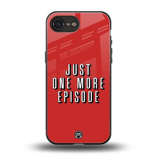 one more episode netflix back phone cover | glass case for iphone 16e