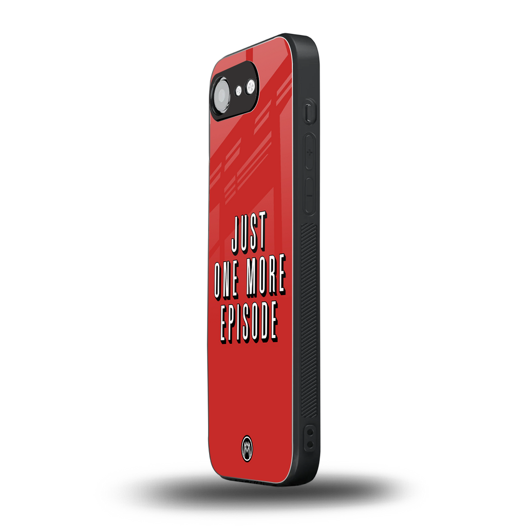one more episode netflix back phone cover | glass case for iphone 16e