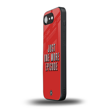one more episode netflix back phone cover | glass case for iphone 16e