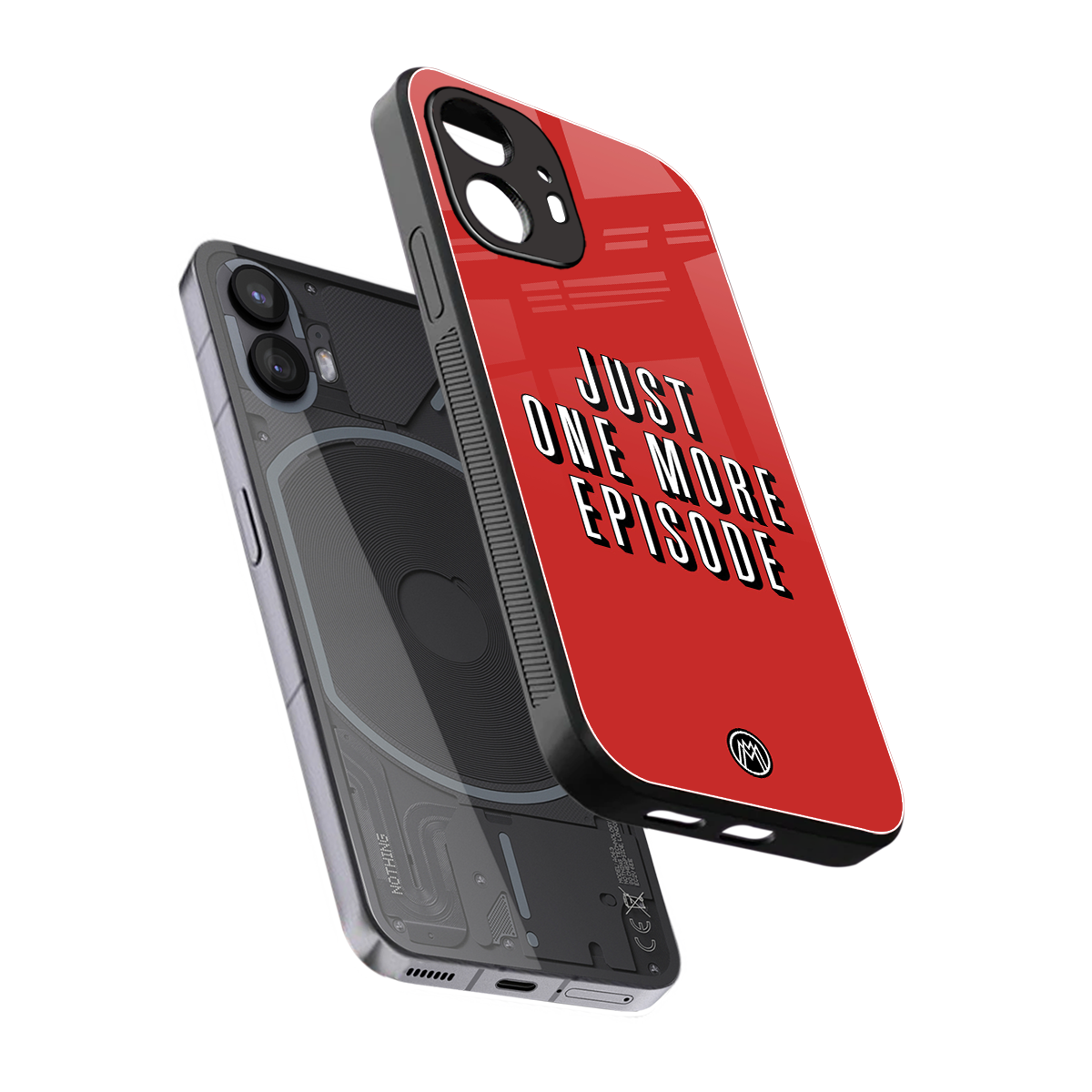 one more episode netflix back phone cover | glass case for nothing phone 2